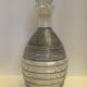 Carafon en verre strié