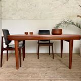 Vintage Scandinavian teak dining table