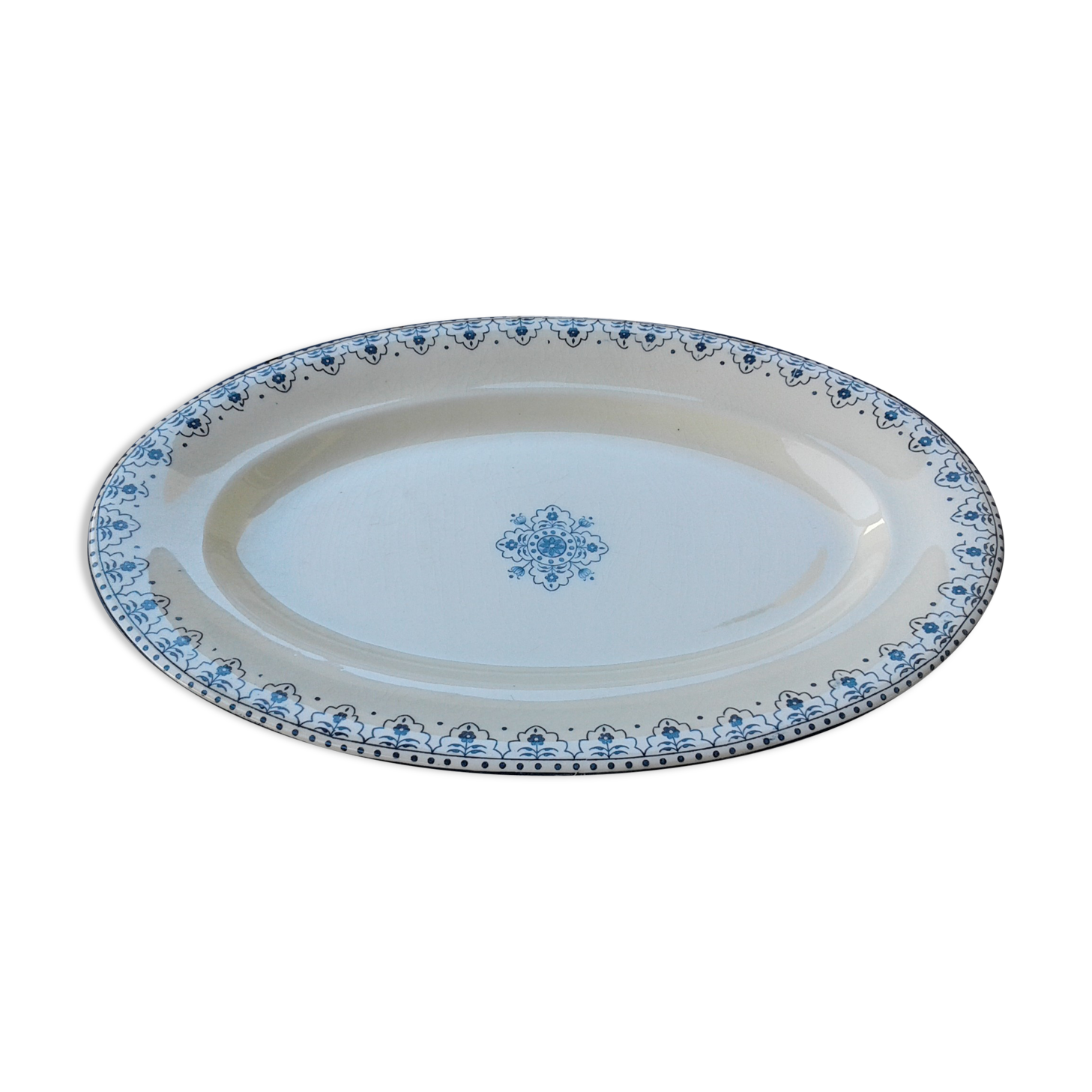 Oval dish Terre de Fer