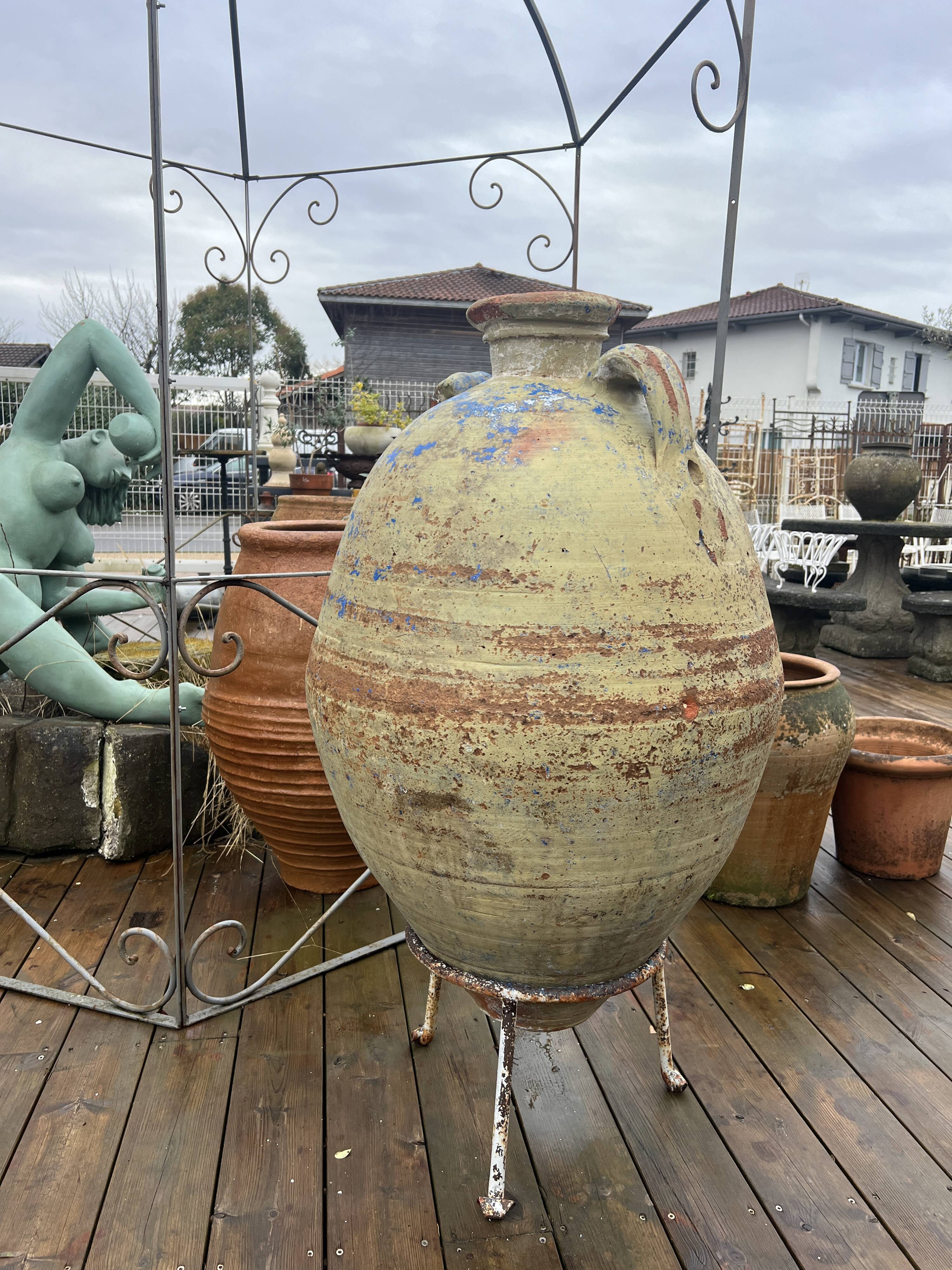 Terracotta amphora