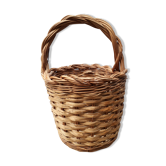 wicker round basket