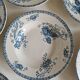 10 assiettes creuses Sarreguemines modèle Royat