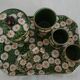 6-piece smoking service from the enamelled pottery of France KG Luneville.
