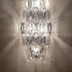 Kinkeldey glass wall lamp, Germany, 1970