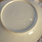 10 assiettes dessert porcelaine xixème