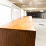 Scandinavian high enfilade 1960 solid teak