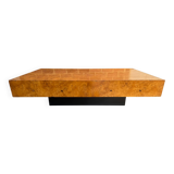 Elm burl coffee table