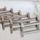 Vintage chrome-plated metal knife holder, 1970s