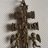 18th century bronze reliquary cross of Caravaca