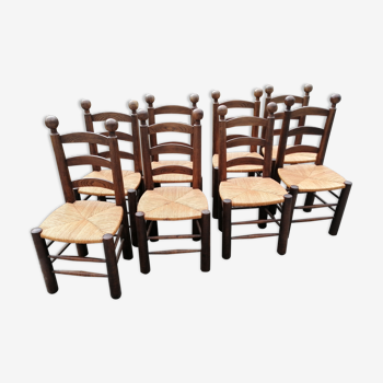 Lot de 8 chaises