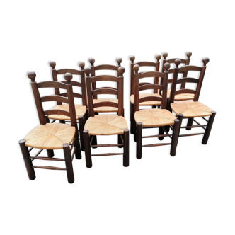 Lot de 8 chaises