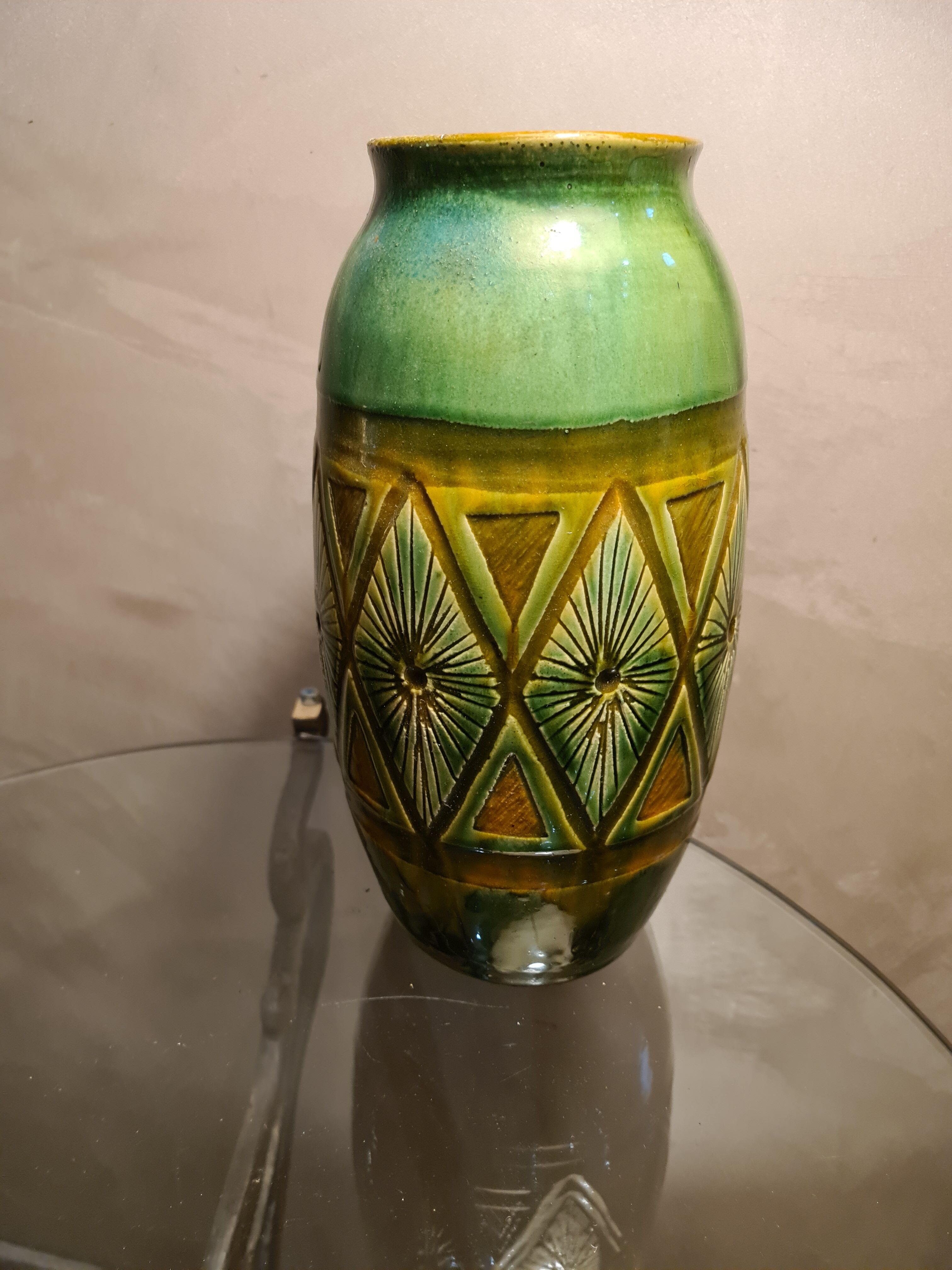 vase art deco espagne 28x14