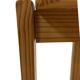 Mid century pinewood stool, minimalistic design 1960s