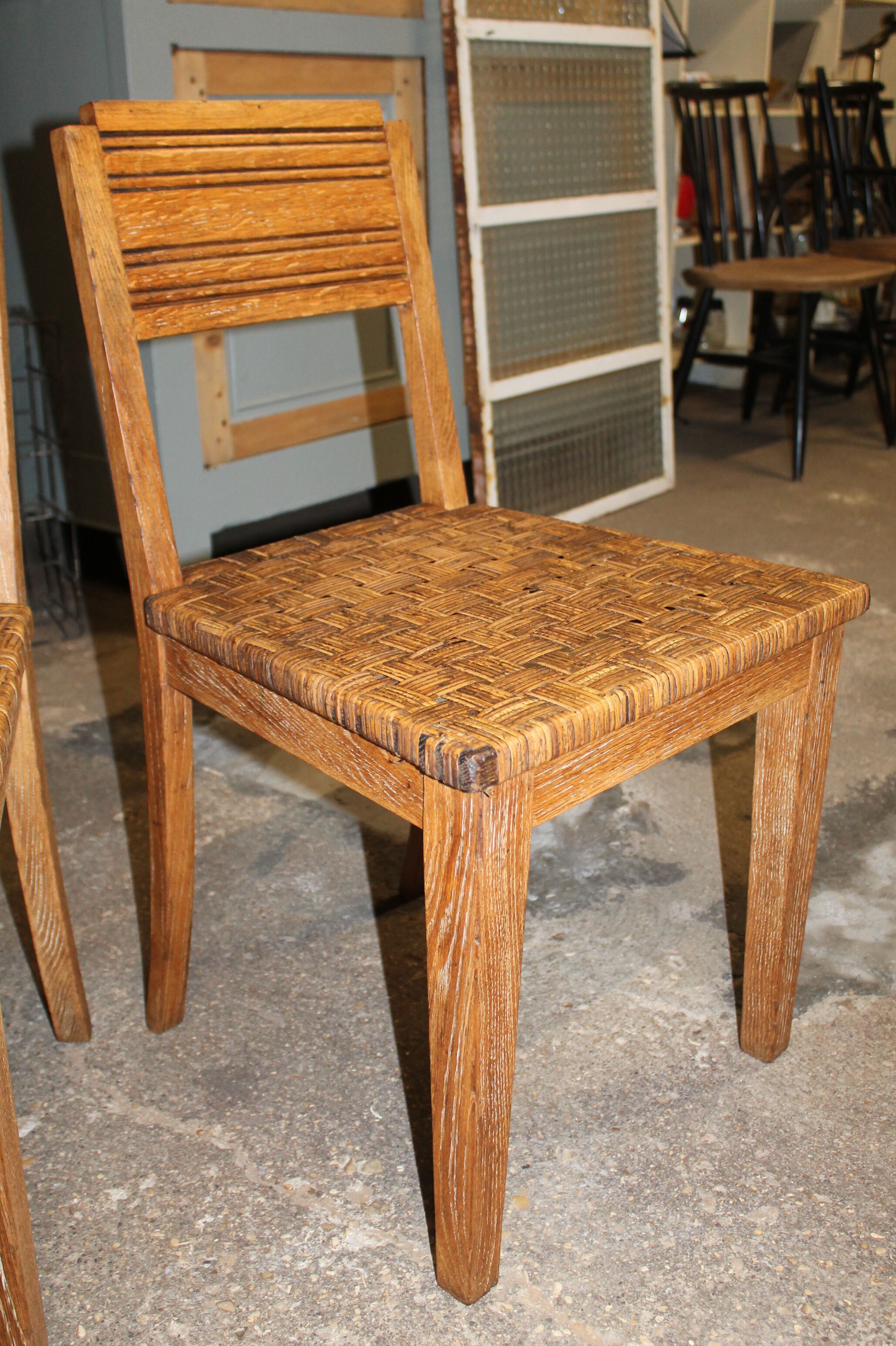 Set of two cannate chairs reconstruction