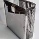 Chromed steel industrial wall paper basket, 60s