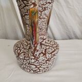 Cracked ceramic vase from the 70s