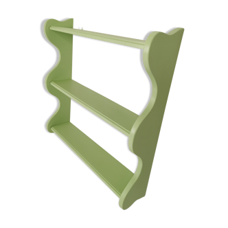 Corrugated wall shelf