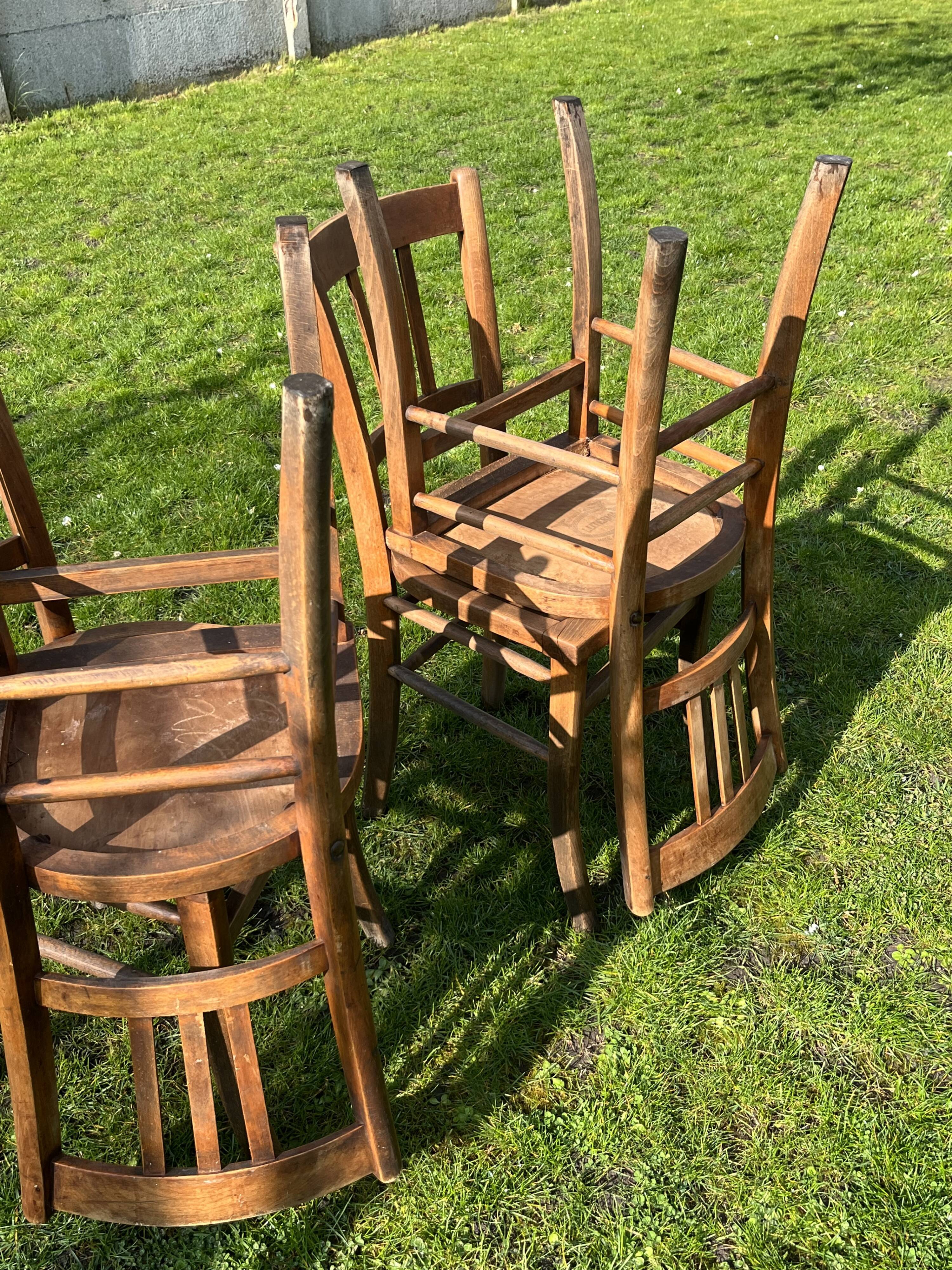 Set de 4 chaises de bistrot Luterma