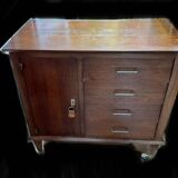 Vintage chest of drawers on wheels from the 60s/70s