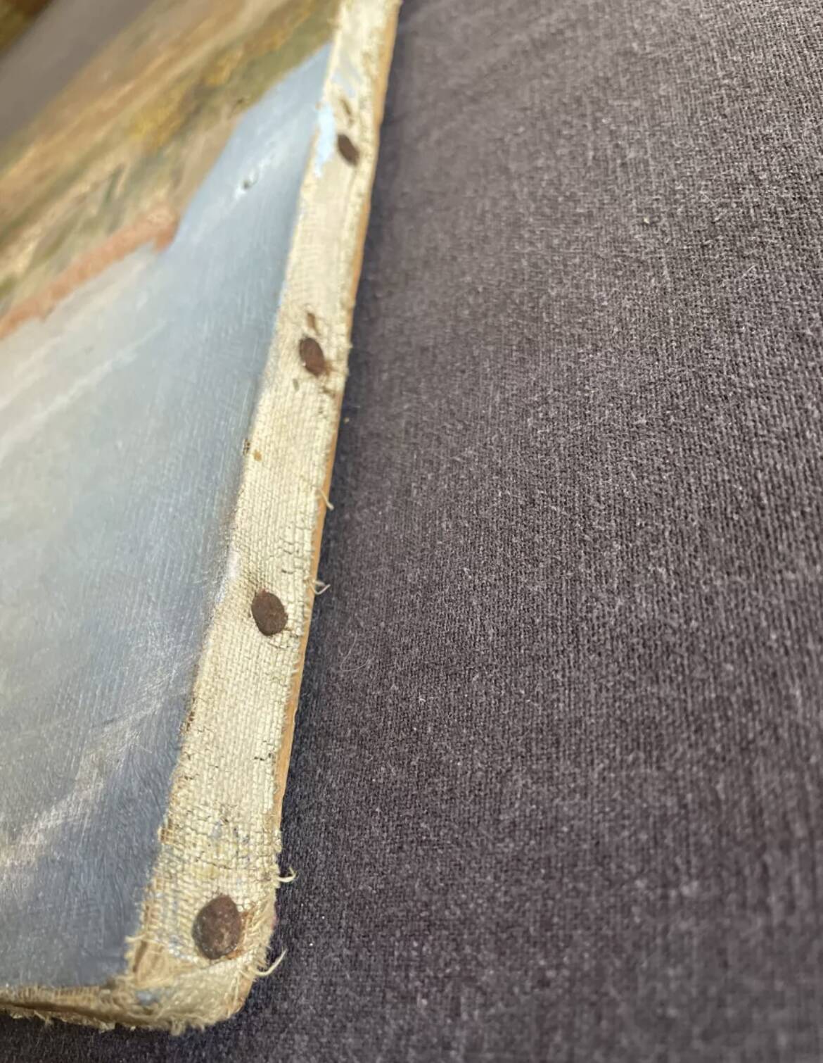 Oil on canvas Vendée landscape