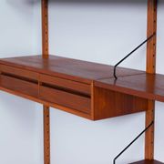 Royal System wall unit by Poul Cadovius for Cado, Denmark, 1960s – 17 pieces