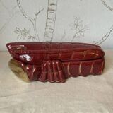 Terrine homard rouge et doré Michel Caugant