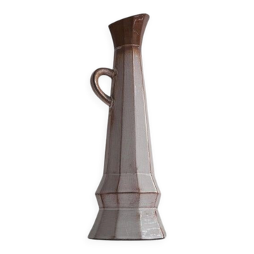 Cubist ceramic pitcher vase from the 1950s.