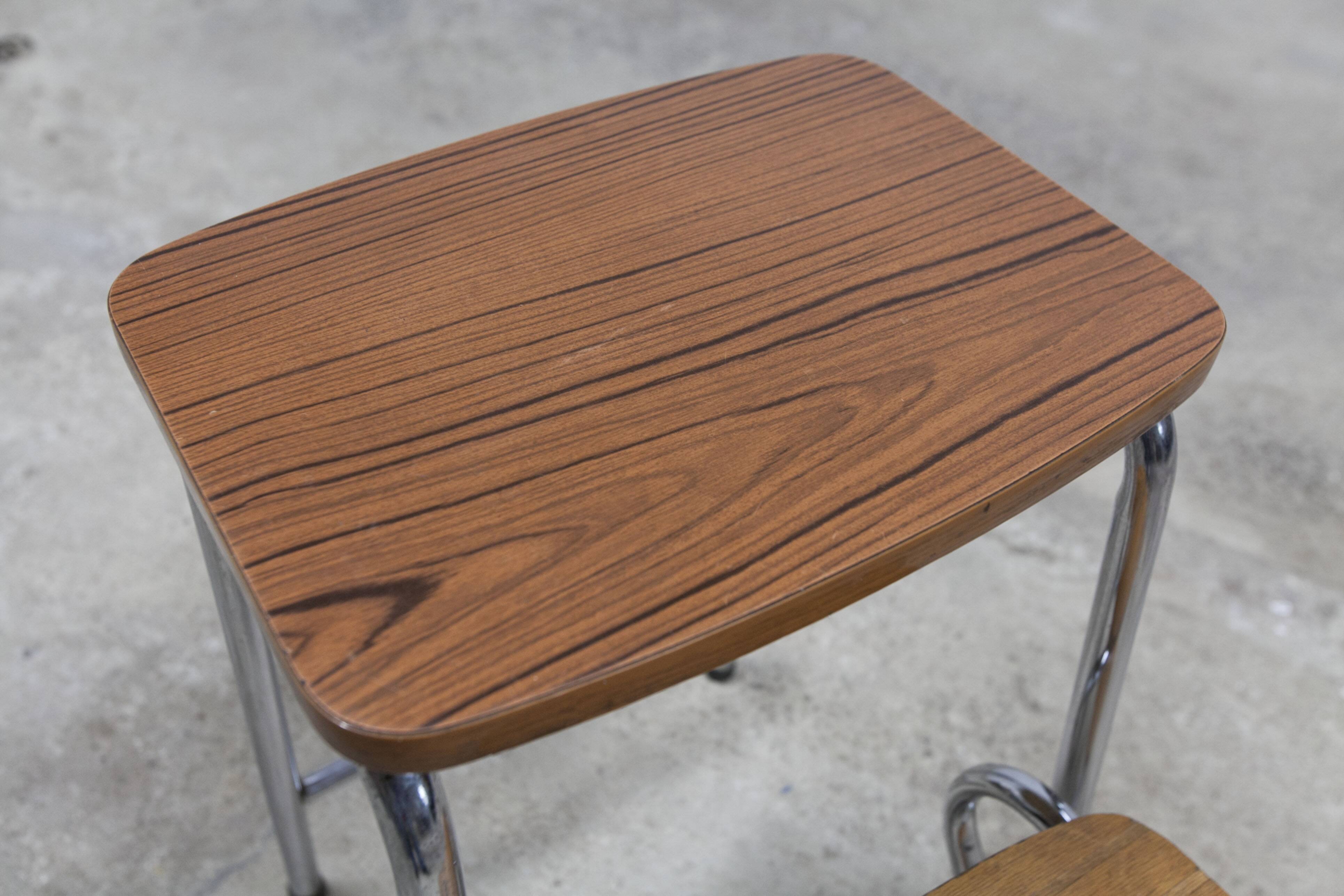 Formica 3-step step stool 1970