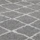 Traditional grey and white berber carpet 200x150cm