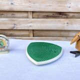 Ceramic table mat of Sarreguemines vintage design 60s