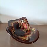 Vintage decorative glazed ceramic bowl from Vallauris – 1960s