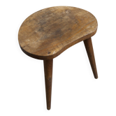 1960s artisanal tripod stool h43cm