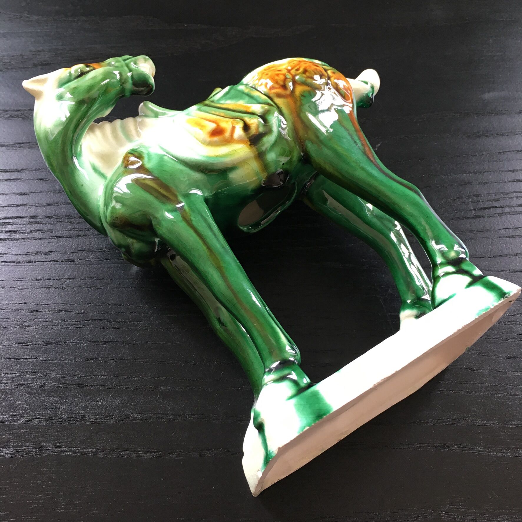 Pair of ceramic horses