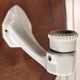 Vintage wall lamp in white porcelain – Utility elegance in the cart.