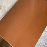 Folding metal table