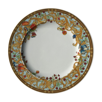 Assiette en porcelaine Rosenthal pour Versace - Le jardin de Versace