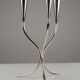Silver-plated candelabra by Gunnar Ander for Ystad-Metall, Sweden 1960s