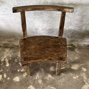 Large old teak chair or armchair H84 L60