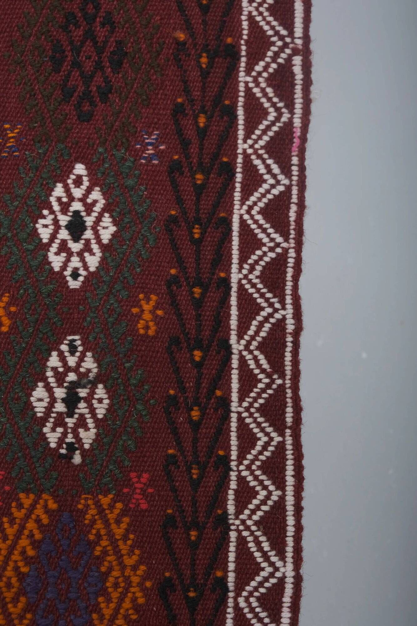 Tapis de couloir turc vintage