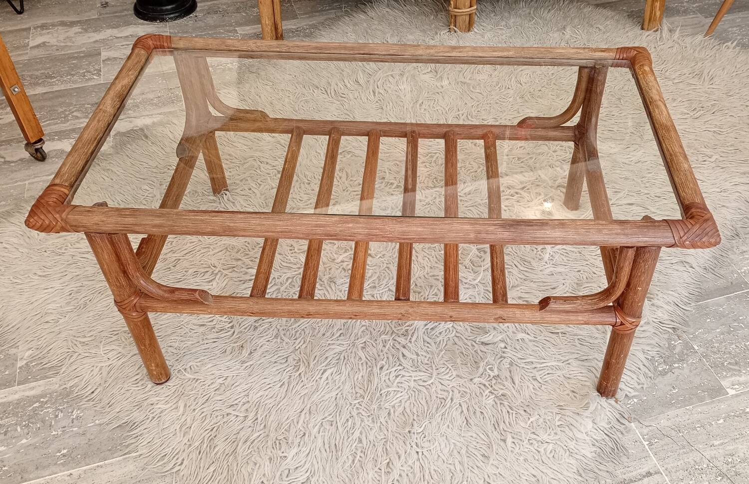 Bamboo coffee table