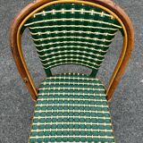 Set of 3 woven rattan bistro chairs Drucker SA