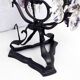 Girandole lamp in crystal and iron