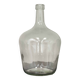 Dame Jeanne bonbonne verre transparent vintage 25cm