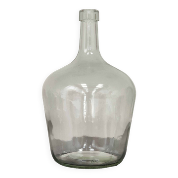 Dame Jeanne vintage transparent glass carboy 25cm