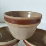 Set of 3 vintage mini jars in stoneware – Gien