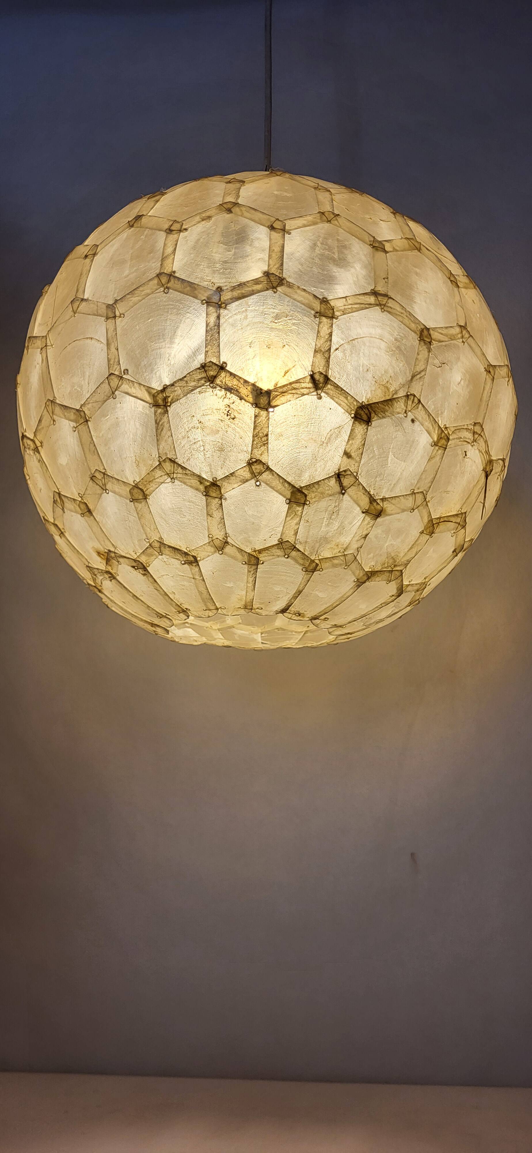 Abat Jour / globe boule nacre