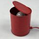 Vintage Red Tin Can Lamp, Ad Van Berlo, Vrieland Design, 1980s