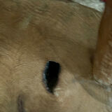 Brutalist tripod stool