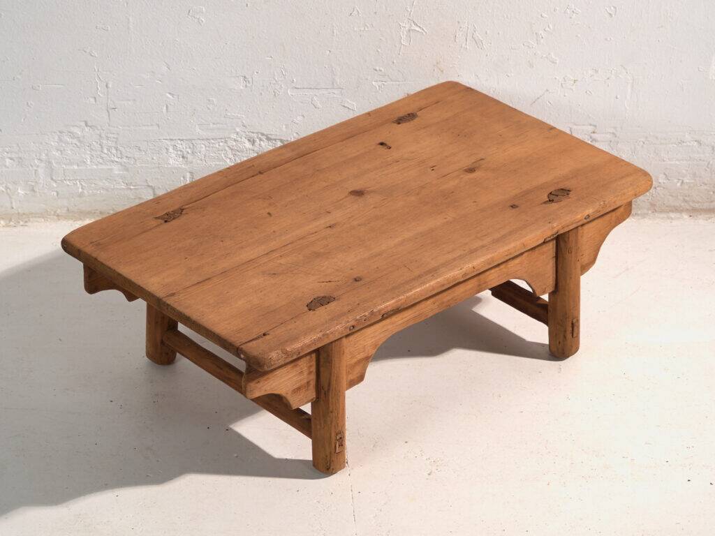 Antique pine coffee table – China, circa 1890