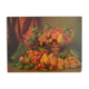 Chromolithograph Still Life Fruits Signed G. Falchetti